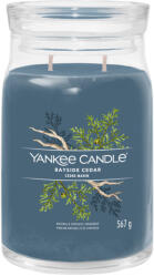 Yankee Candle Lumânare aromatică Signature sticlă mare Bayside Cedar 567 g