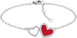Tommy Hilfiger Brățară fermecătoare din oțel cu inimi Enamel Hearts 2780745