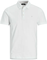 JACK & JONES Tricou polo pentru bărbați cămașă polo JJEPAULOS Slim Fit 12136668 White S