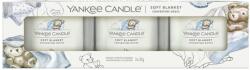 Yankee Candle Set de lumânări votive in sticlă Soft Blanket 3 x 37 g
