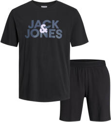 Jack&Jones Set pentru bărbați - tricou și pantaloni scurți JACULA Standard Fit 12255000 Black S