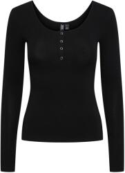 PIECES Tricou pentru femei PCKITTE Slim Fit 17101437 Black XS