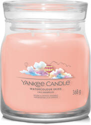 Yankee Candle Lumânare aromatică Signature sticlă medie Watercolour Skies 368 g