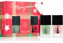 Nails Inc. Nails Inc. Merry Minis Nail Treatment Duo set cadou de Crăciun (pentru unghii)