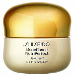 Shiseido Cremă de zi restabilește funcțiile celulelor pentru tonifiere și elasticitate, creat special pentru tenul matur Benefiance NutriPerfect SPF 15 (Day Cream) 50 ml