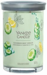 Yankee Candle Lumânare aromatică Signature tumbler mare Cucumber Mint Cooler 567 g