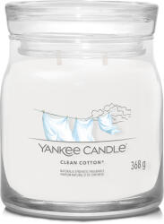 Yankee Candle Lumânare aromată Signature sticla medie Clean Beach 368 g