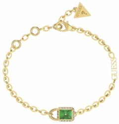 Guess Brățară modernă placată cu aur Shiny Padlock JUBB02195JWYGGNS