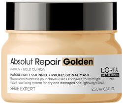 L´Oréal Professionnel Mască regeneratoare pentru păr fin deteriorat Serie Expert Absolut Repair GoldQuinoa + Protein (Golden Masque) 250 ml