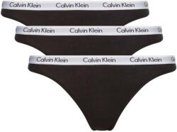 Calvin Klein 3 PACK - tanga pentru femei QD3587E-001 XL