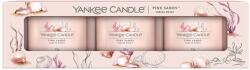 Yankee Candle Set de lumânări votive în sticlă Pink Sands 3 x 37 g