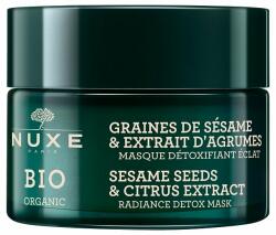 Nuxe Mască iluminatoare detoxifiantă BIO Sesame Seeds & Citrus Extract (Radiance Detox Mask) 50 ml