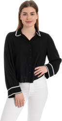 VERO MODA Bluză pentru femei VMBUMPY Regular Fit 10300605 Black XS