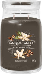 Yankee Candle Lumânare aromatică Signature sticlă mare Vanilla Bean Espresso 567 g