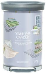 Yankee Candle Lumânare aromatică Signature tumbler mare Calm & Quiet Place 567 g