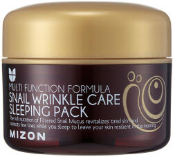 Mizon Mască regenerantă de noapte cu secreție de melc 50% pentru întinerirea și nutriția pielii ( Snail Wrinkle Care Sleeping Pack) 80 ml