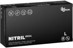 Espeon Gloves Nitril Ideal Black púdermentes nitrilkesztyű méret L 100 db