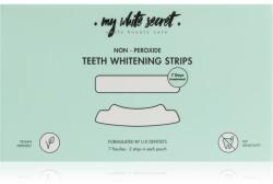  My White Secret Non - Peroxide Teeth Whitenings Strips fogfehérítő szalag a fogakra 7 db