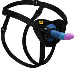 ROMP Piccolo - pegging szett (fekete-kék) - szexshop