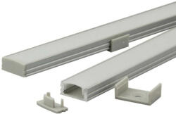 Conlight U" alakú alumínium profil max. 10 mm széles LED szalaghoz 2méter Conlight (CON 782 3118)