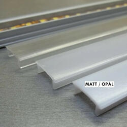 Conlight Matt fedél 12 mm széles "U" alumínium profilhoz 2méter Conlight (CON 782 3107)
