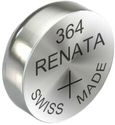 Renata Set Baterii Ceas Renata 364, SR621SW, AG1, 1.55V, 0% mercury, 10buc