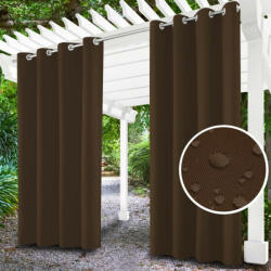 Mondo Italia Kerti függöny a gyűrűk a teraszon MIG22 barna