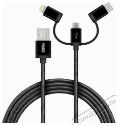 YENKEE YCU 400 BK cable USB / 3in1 / 1m