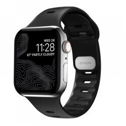 NOMAD Sport Slim szíj Apple Watch Ultra (49mm) 8/7 (45mm)/6/SE/5/4 (44mm)/3/2/1 (42mm) M/L fekete (NM01143185)