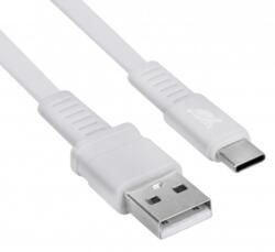 RIVACASE Кабел Rivacase - PS6002WT12, USB-C/USB-A, 1.2 m, бял (PS6002WT12)