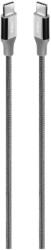 Ttec Кабел ttec - AlumiCable, Fast Charge, USB-C/USB-C, 1.5 m, 100W, сив (8694470827940)