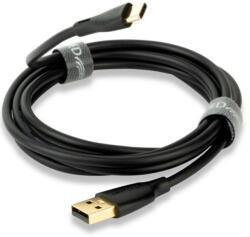 QED Кабел QED - Connect QE8184, USB-C/USB-A, 0.75m, черен (QE8184)