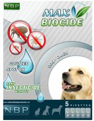  NATURAL BEST PRODUCTS MAX BIOCIDE picături antiparazitare pentru câini, 5 ks