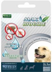 NATURAL BEST PRODUCTS MAX BIOCIDE Picături antiparazitare pentru câini 3 x 3 ml