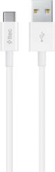 Ttec Кабел ttec - Charge/Data, USB-A/USB-C, 1.2 m, бял (8694470613192)