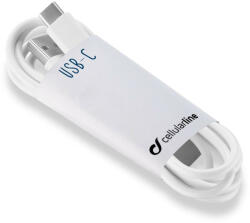 Techaway Кабел Techaway - 5991, USB-A/USB-C, 0.9 m, бял (5991)