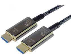 PremiumCord HDMI 2.1 Összekötő Fekete-Bézs 10m KPHDM21T10 (KPHDM21T10)