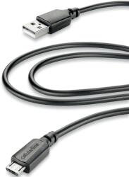 Cellularline Кабел Cellularline - 2235, USB-A/Micro USB, 2 m, черен (USBDATACMICROUSB2M)