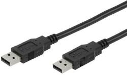 Vivanco Кабел Vivanco - 45296, USB-A/USB-A, 1.8 m, черен (45296)