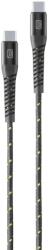Cellularline Кабел Cellularline - Tetra Force, USB-C/USB-C, 2 m, черен (TETRACABC2C2MK)