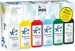 Kreul 42847 Set de culori pentru sticla 5 x 80 ml (42847)