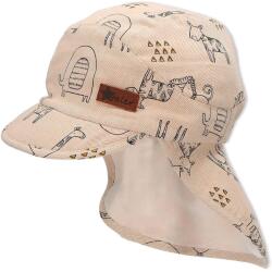 Sterntaler Pălărie de vară pentru copii cu protecție UV 50+ Sterntaler - Cu animale, 51 cm, 18-24 luni, bej (1612244-935)