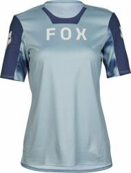 FOX Womens Defend Taunt Short Sleeve Jersey Gunmetal L (32157-038-L)