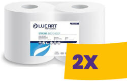 Lucart Professional Lucart Strong 800 CF ipari törlőpapír 25cm átm. - 2 rétegű, hófehér 240m (Karton - 2 tek) (852345J)