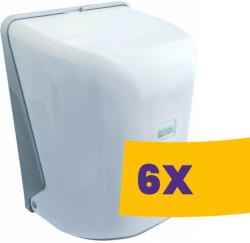 Vialli Maxi zárható belsőmagos kéztörlő adagoló fehér 19cm átm. (Karton - 6 db) (KOG1ADAGOLO)