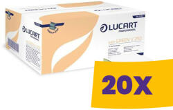 Lucart Professional Lucart Easy Green V250 hajtogatott kéztörlő (HPS Z) - 1 rétegű, zöld, 250 lap (Karton - 20 csomag) (863063)