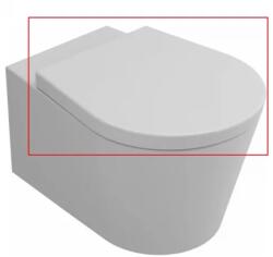 Gala Capac WC cu inchidere normala Gala Glam alb (5167101)