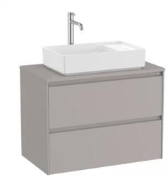 Roca Baza lavoar suspendat Roca Ona 2 sertare 79.4x45.7 cm gri mat (A851728510)