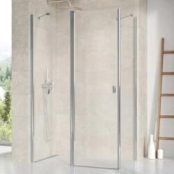 RAVAK Cabina dus Ravak Chrome CRV2+CPS, 90x80xH195 cm, profil crom (1QV70C00Z1+9QV40C00Z1)