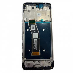 Motorola Moto G24 (2024), XT2423-1, XT2423-2, G24 Power előlap keret, lcd kijelző és érintőpanel, fekete (OEM)